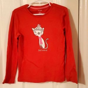 Grumpy Christmas cat bah humbug! SHIRT 5 with Glitter by Gymboree